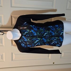 Jack Smith Rash Guard Swim Shirt, full zip NWT